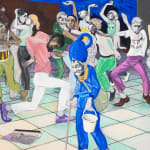 Charles Avery, Untitled (Dancers, Seer in Full Blue), 2023