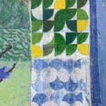 Matthias Weischer, Blaues Zimmer, 2025