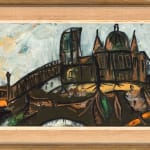 Lancelot Ribeiro, City with White Sky, 1965