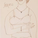 Francis Newton Souza, Woman in Underwear, 1961