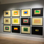 Lancelot Ribeiro, City with White Sky, 1965