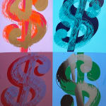 Andy Warhol, Dollar Sign Quadrant F.S. II 283-284, 1982