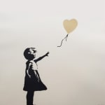 Banksy, Girl With Balloon Unsigned, 2004