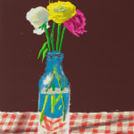 David Hockney, 21st April 2021, Yellow Flowers In A Small Milk Churn, 2023