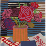Mary Finlayson, This Is Not My Book and Flowers (Rug)
