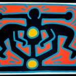 Keith Haring, X-Man, from White Icons (Littmann PP. 173), 1990