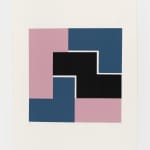 Mary Webb, Pink, blue and black, 1969