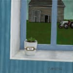 photo of painting without the frame