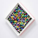 Sean Newport abstract colorful wall sculpture