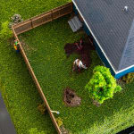 aerial detail shot