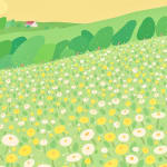 Danym Kwon - details of the painting "Warm Greetings"