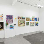 Installation view of Brett Amory's painting 'Bolirat'