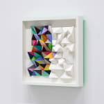 Sean Newport abstract colorful wall sculpture