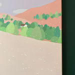 Danym Kwon's panting of a vase with a scene inside it