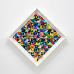 Sean Newport abstract colorful wall sculpture