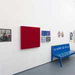 Installation photo of "The Invisible Dog Goes for a Walk" group exhibition