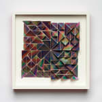 Sean Newport abstract colorful wall sculpture