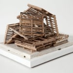 Drew Leshko mini pallet sculpture