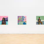 Dennis Brown's install photos of a gallery wall
