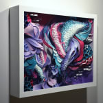Crystal Wagner colorful biomorphic sculpture