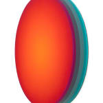 Jan Kaláb side view of bright red circle