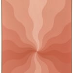 Sofia Shu'a painting of rays in a light orange color