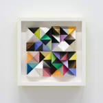 Sean Newport abstract colorful wall sculpture