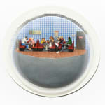 Abigail Goldman's sculpture of a diner murder scene