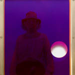 backside of translucent painting