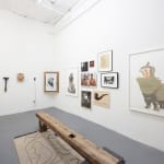 Installation photo of "The Invisible Dog Goes for a Walk" Group Exhibition