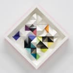 Sean Newport abstract colorful wall sculpture
