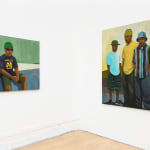 Dennis Brown's install photos of a gallery wall