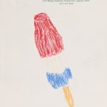 sketch of a rocket ice pop