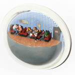 Abigail Goldman's sculpture of a diner murder scene