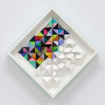 Sean Newport abstract colorful wall sculpture