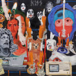 Emilio Villalba objects painting