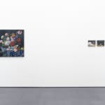 installation image of artwork on white wall