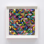 Sean Newport abstract colorful wall sculpture