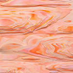 Carolynn Haydu's piece with pink and orange paper