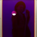 back side of translucent painting