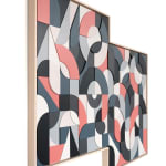 Scott Albrecht wood relief painting