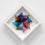 Sean Newport abstract colorful wall sculpture