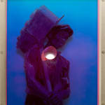 backside of translucent painting