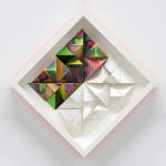 Sean Newport abstract colorful wall sculpture
