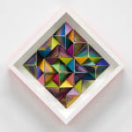 Sean Newport abstract colorful wall sculpture