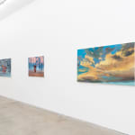 Installation image of at Hashimoto Contemporary Los Angeles of Wayne White's exhibition Jumping From Ice Floe to Ice Floe