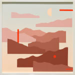 Madeleine Tonzi's painting of abstract shapes