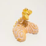 pink and yellow sculpture by Jen Dwyer