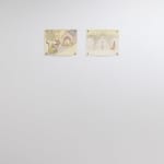 Installation view of artist Allie Gator's works on paper for the group exhibition Doggone Delightful at Hashimoto Contemporary, San Francisco