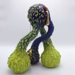 Corrie Wille - sculpture of abstract spheres connecting one another forms a cones shape.